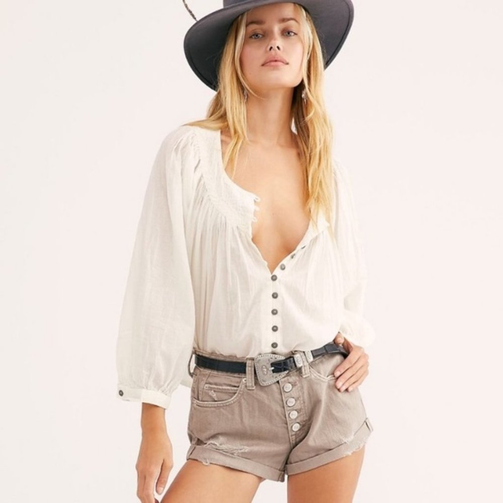 FREE PEOPLE We The Free Cool Meadow Top